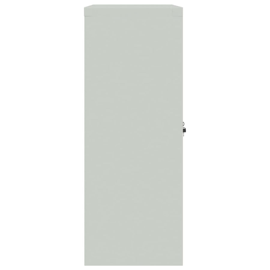 Archiefkast Staal 90 x 40 x 105 cm Lichtgrijs