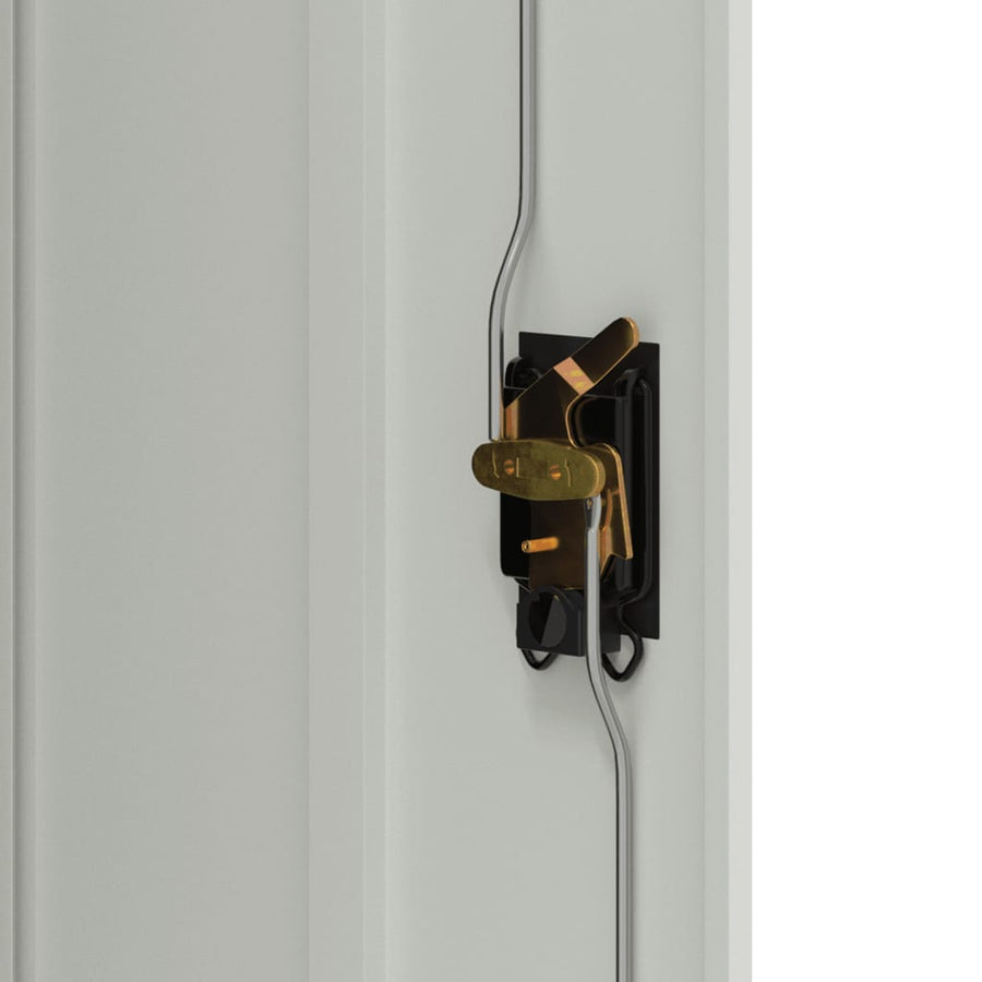 Archiefkast Staal 90 x 40 x 105 cm Lichtgrijs