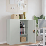 Filing cabinet 90x40x105 cm steel light grey