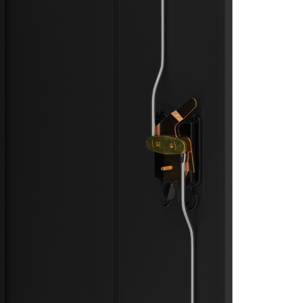 Archiefkast Staal 90 x 40 x 105 cm Zwart