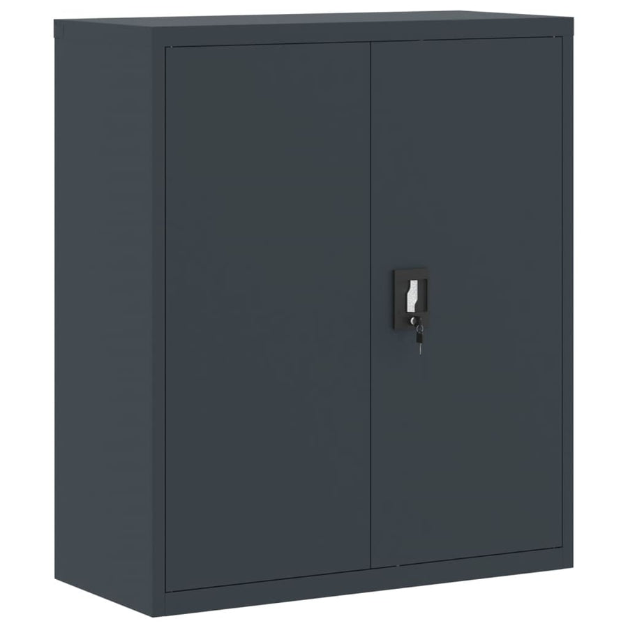 Archiefkast Staal Kleurig 90 x 40 x 105 cm Antraciet