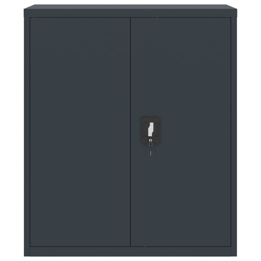 Archiefkast Staal Kleurig 90 x 40 x 105 cm Antraciet