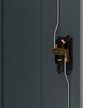 Archiefkast Staal Kleurig 90 x 40 x 105 cm Antraciet