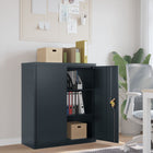 Filing cabinet 90x40x105 cm steel anthracite