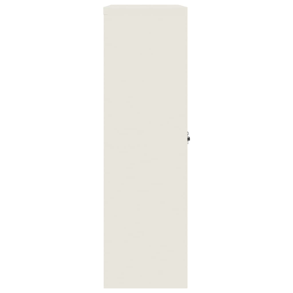 Archiefkast Staal 90 x 40 x 140 cm Wit