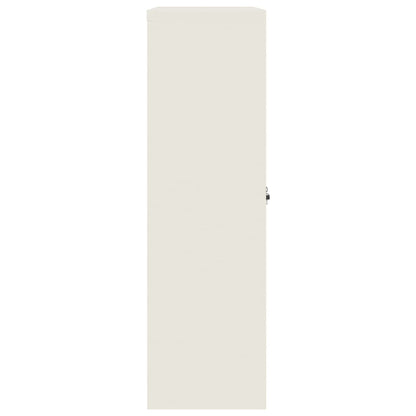 Archiefkast Staal 90 x 40 x 140 cm Wit