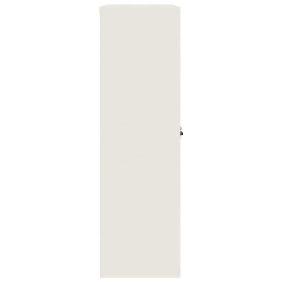 Archiefkast Staal 90 x 40 x 140 cm Wit