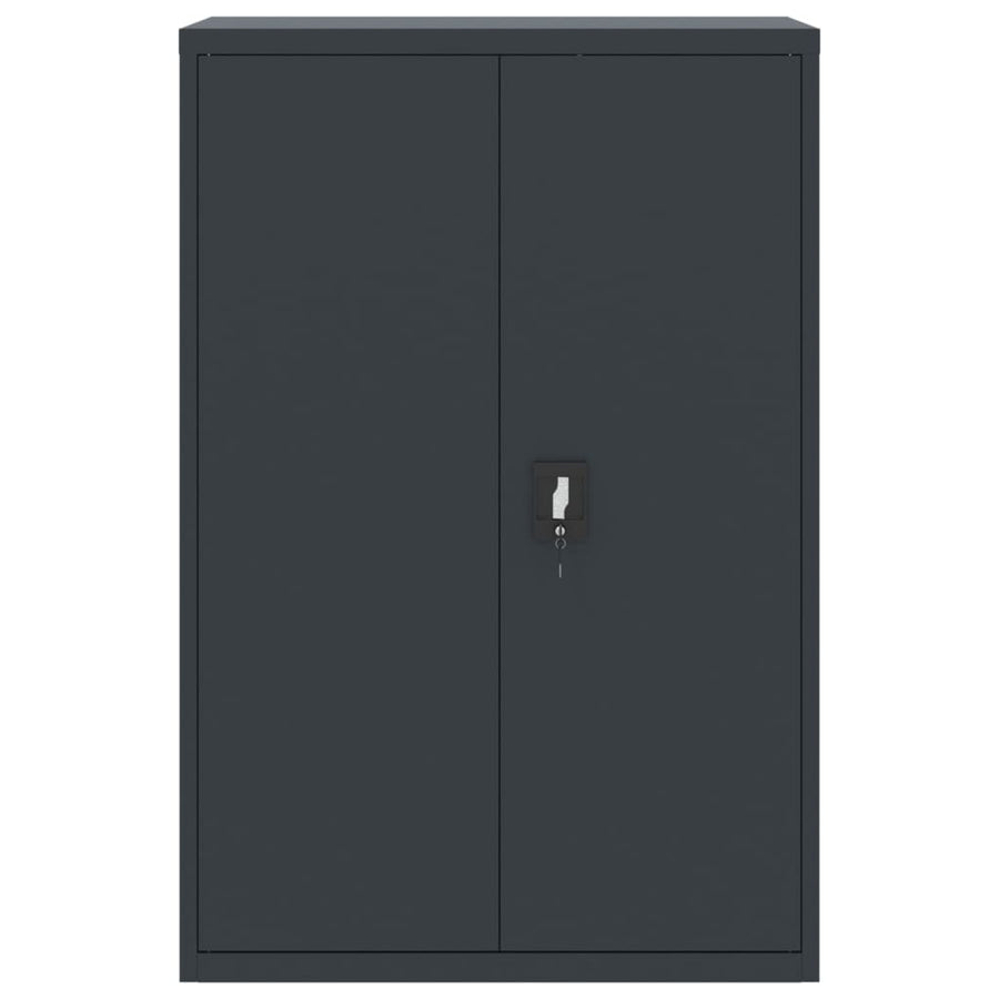 Archiefkast Staal Kleurig 90 x 40 x 140 cm Antraciet