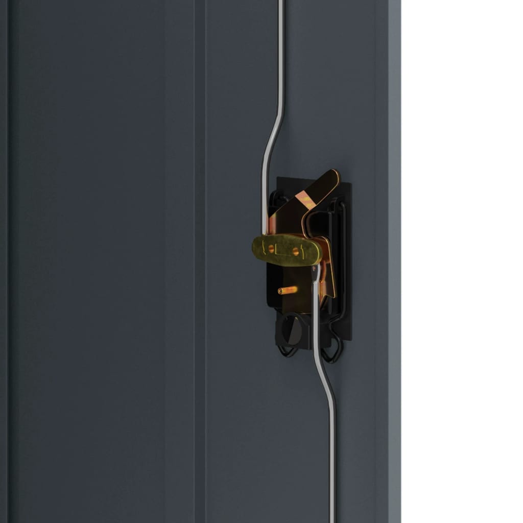 Archiefkast Staal Kleurig 90 x 40 x 140 cm Antraciet