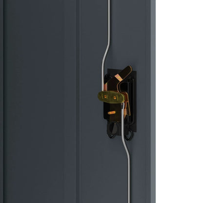 Archiefkast Staal Kleurig 90 x 40 x 140 cm Antraciet