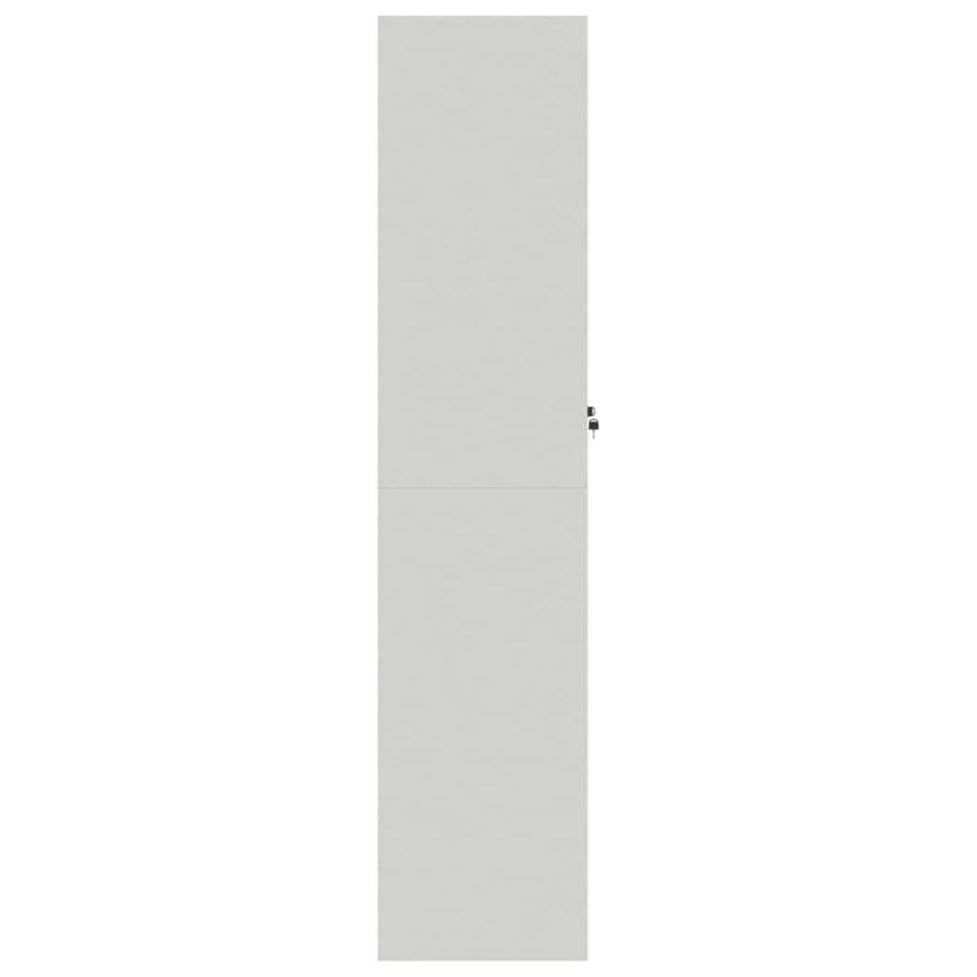 Archiefkast Staal 90 x 40 x 180 cm Lichtgrijs