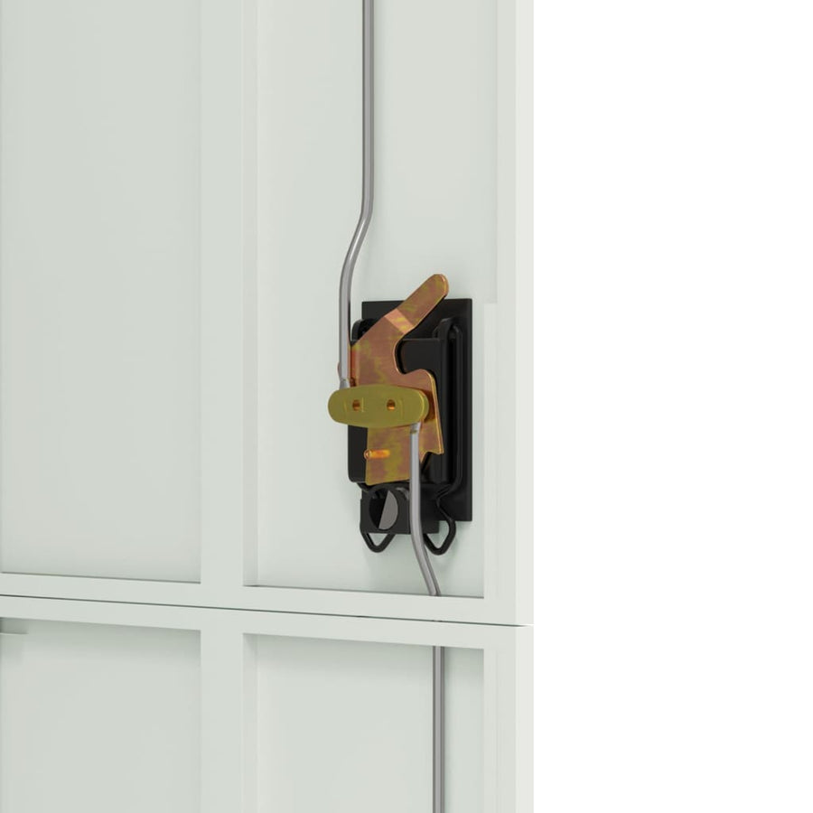 Archiefkast Staal 90 x 40 x 180 cm Lichtgrijs