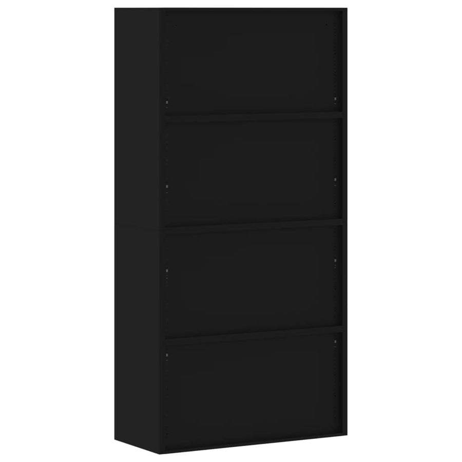 Archiefkast Staal 90 x 40 x 180 cm Zwart