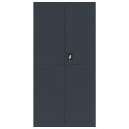 Archiefkast Staal Kleurig 90 x 40 x 180 cm Antraciet