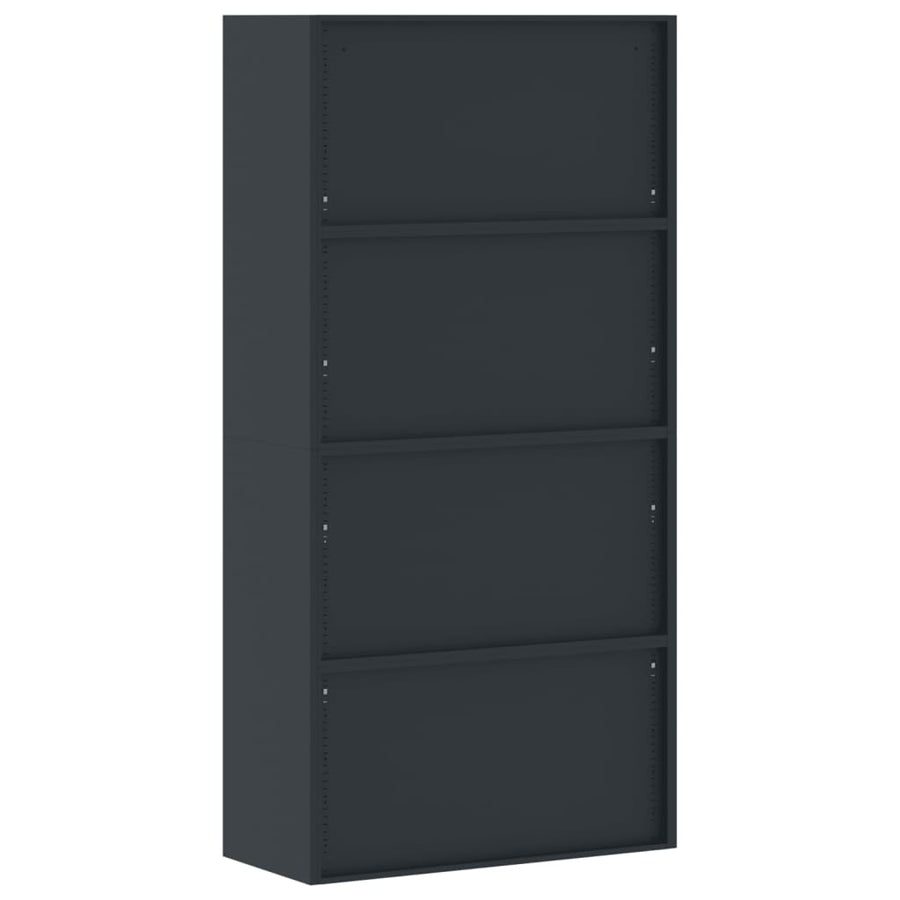 Archiefkast Staal Kleurig 90 x 40 x 180 cm Antraciet