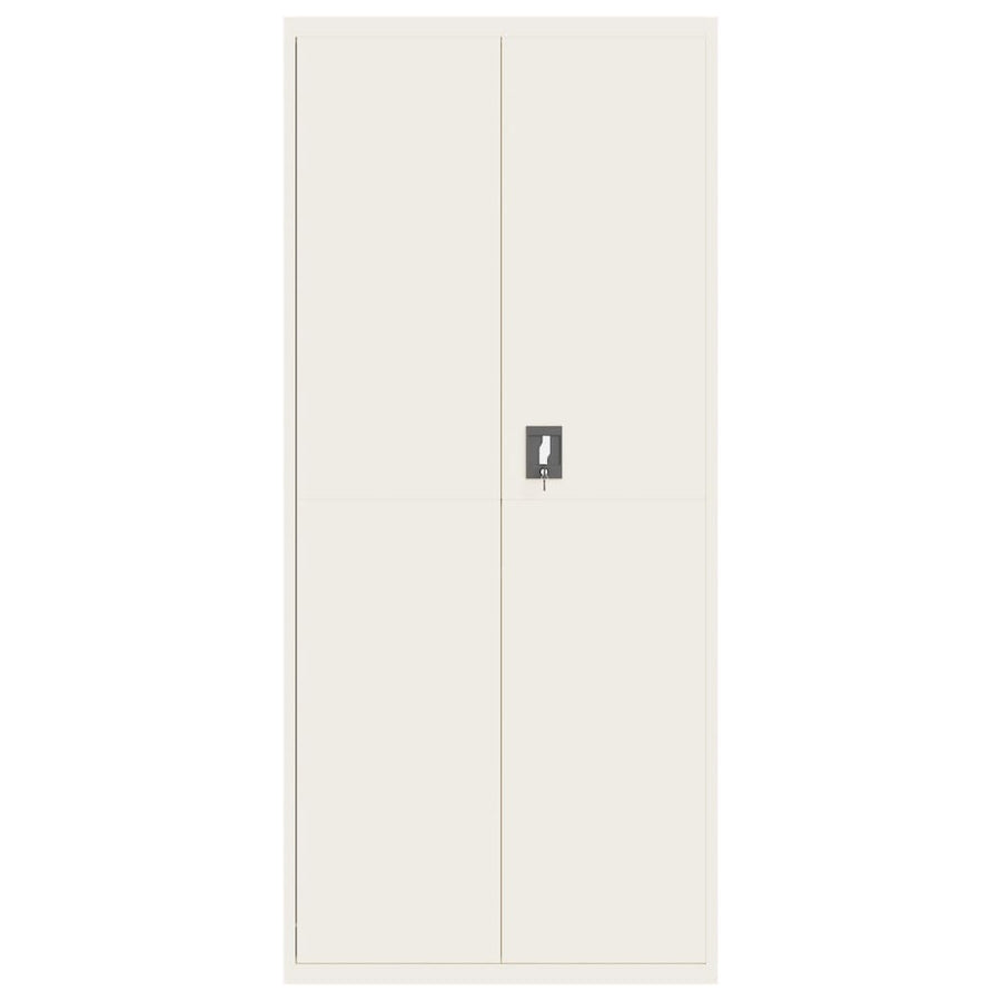 Archiefkast Staal 90 x 40 x 200 cm Wit