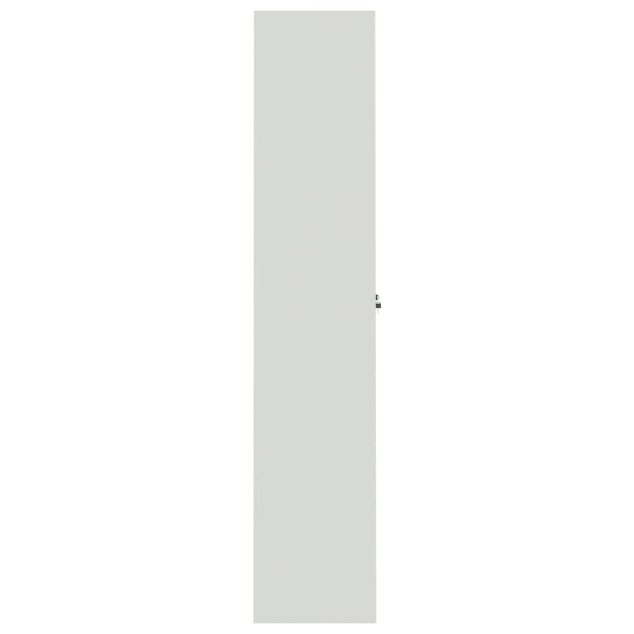 Archiefkast Staal 90 x 40 x 200 cm Lichtgrijs