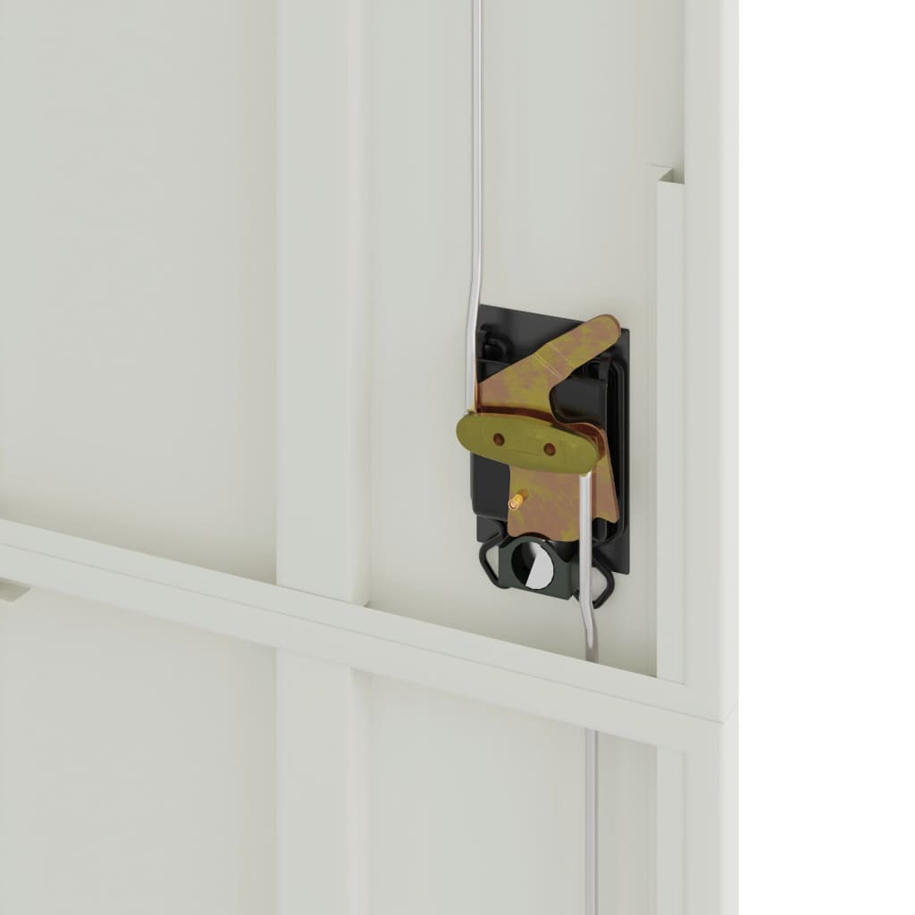 Archiefkast Staal 90 x 40 x 200 cm Lichtgrijs