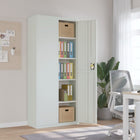 Filing cabinet 90x40x200 cm steel light grey