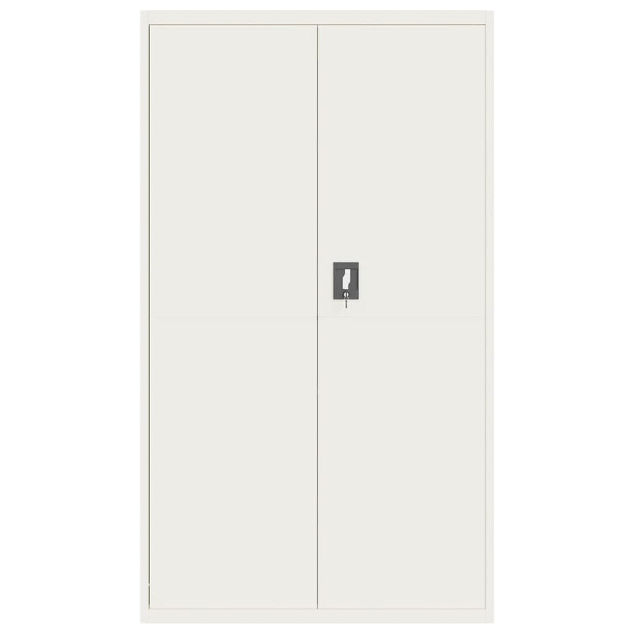 Archiefkast 105X40X180 Cm Staal Wit