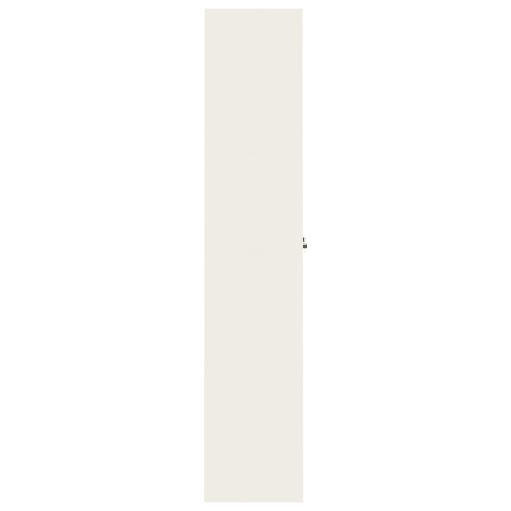 Archiefkast 105X40X180 Cm Staal Wit