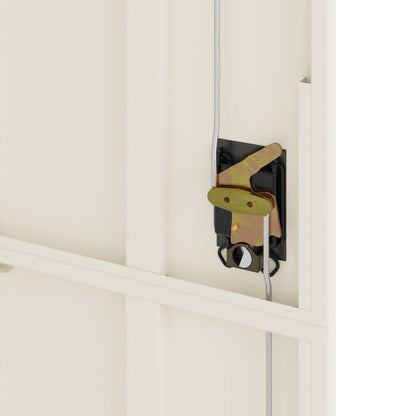 Archiefkast 105X40X180 Cm Staal Wit