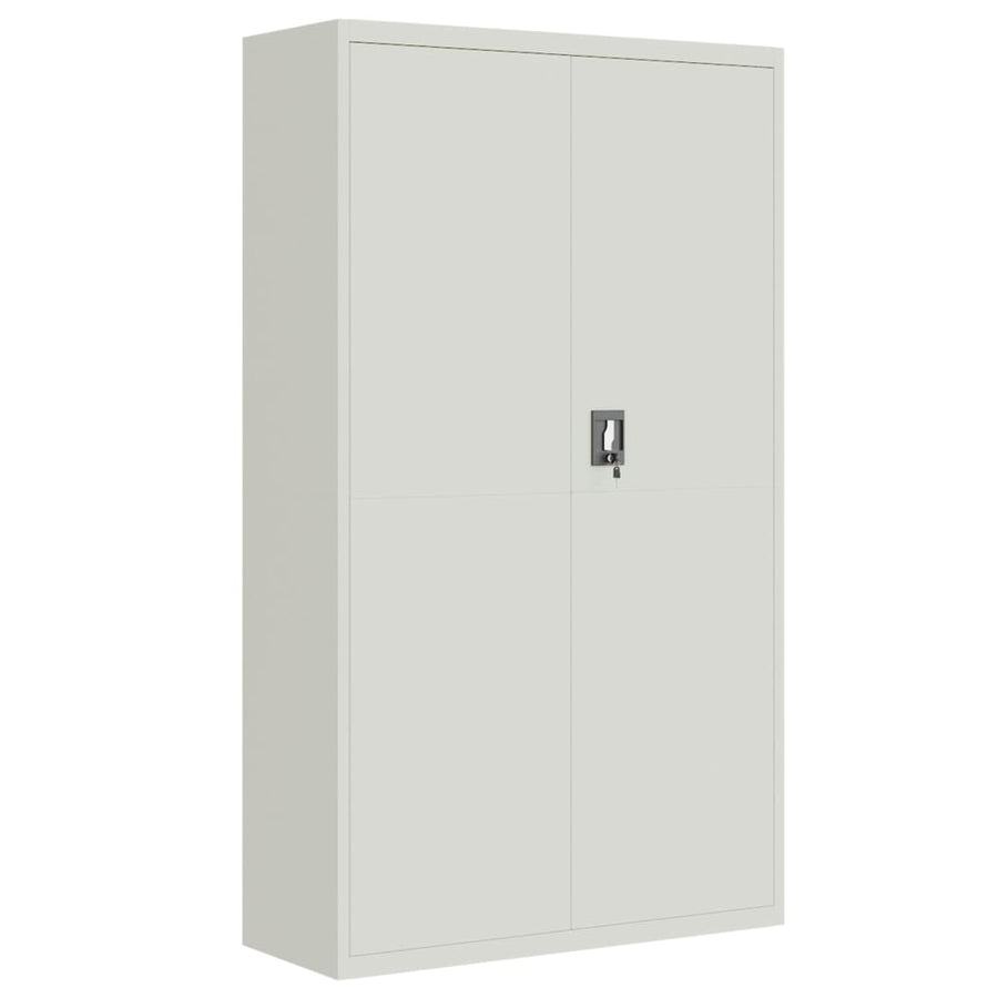 Archiefkast 105X40X180 Cm Staal Lichtgrijs