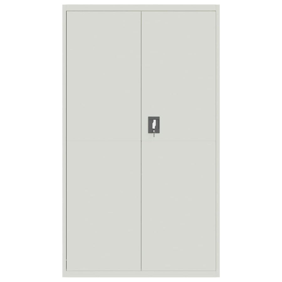 Archiefkast 105X40X180 Cm Staal Lichtgrijs