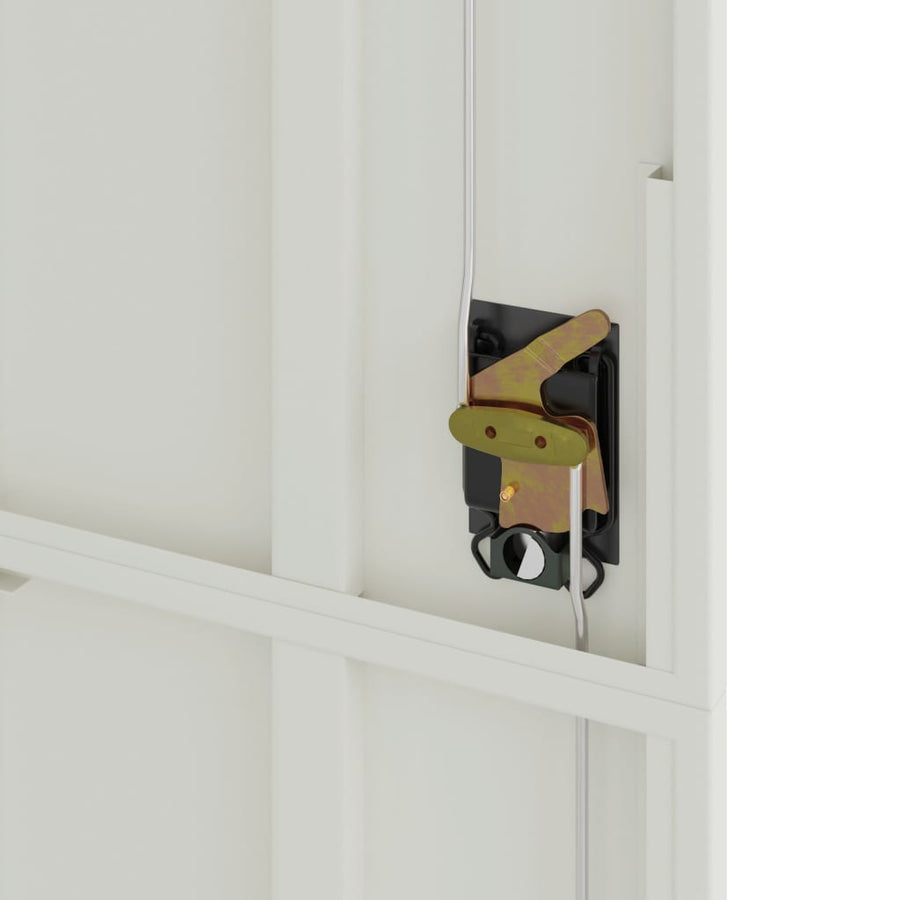 Archiefkast 105X40X180 Cm Staal Lichtgrijs