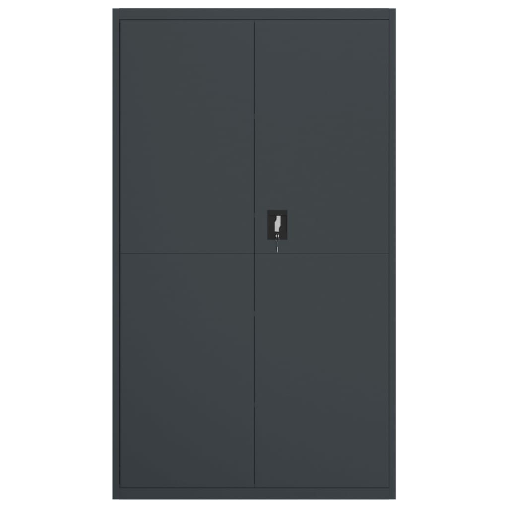 Archiefkast 105X40X180 Cm Staal Kleurig Antraciet