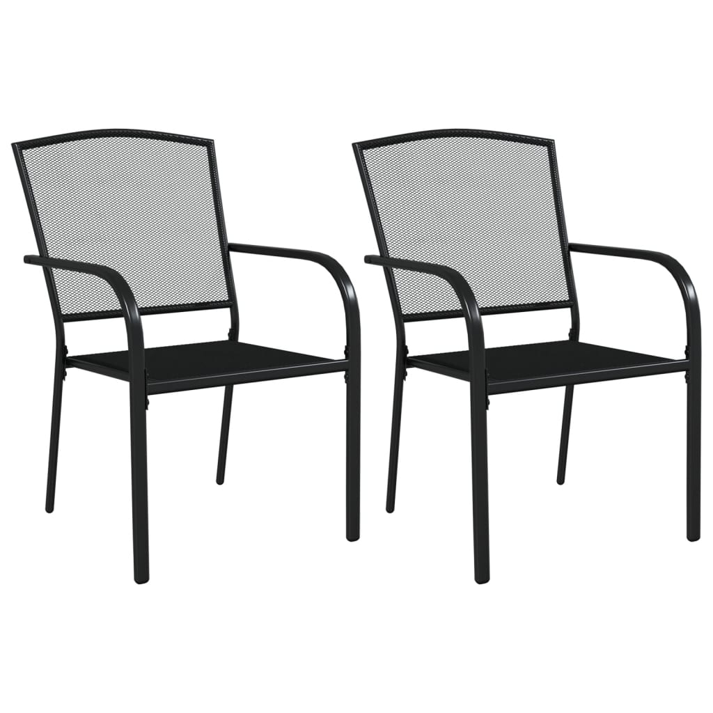 3-Delige Tuinset Staal Antracietkleurig 2