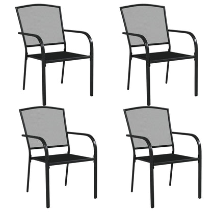 5-Delige Tuinset Staal Antracietkleurig 4
