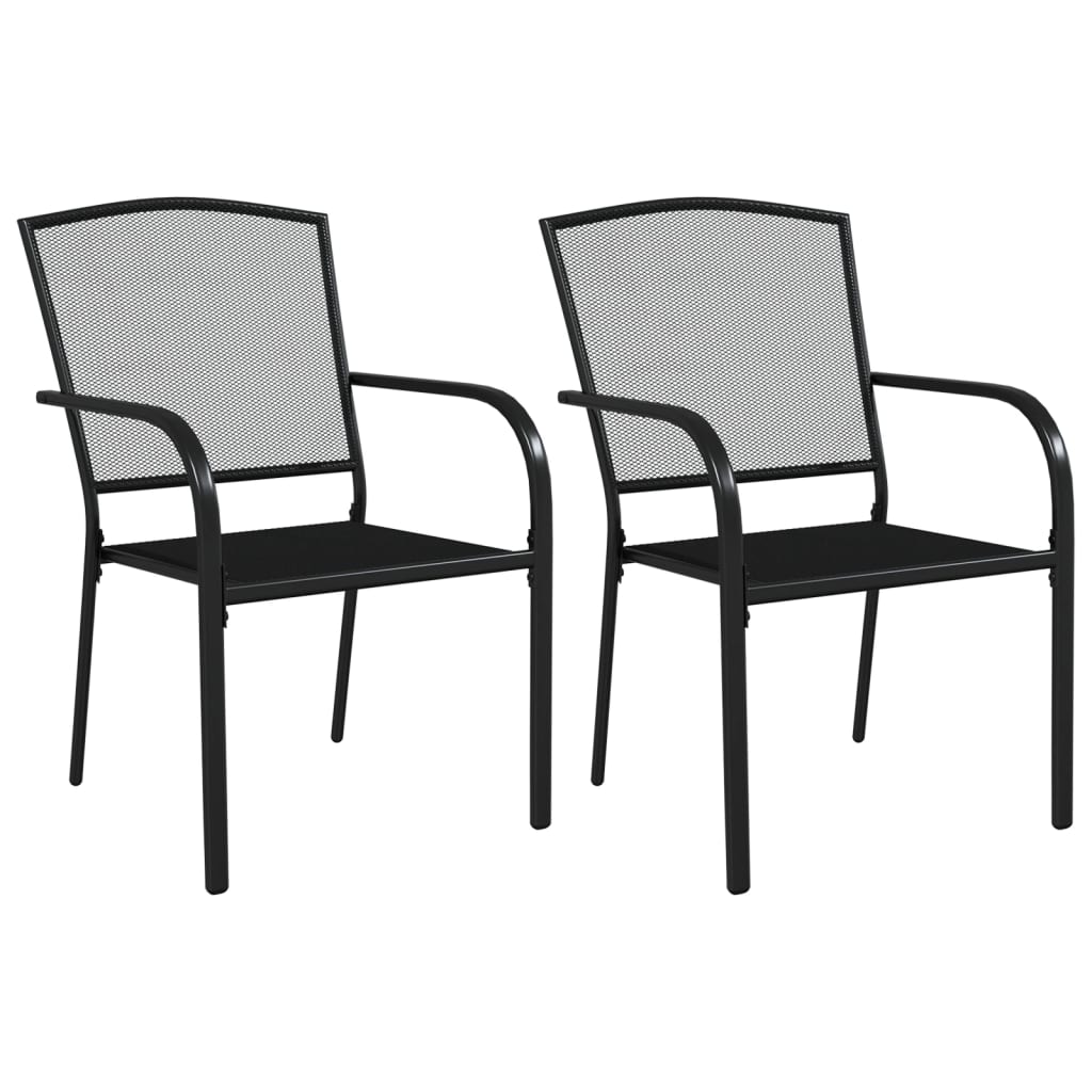 -Delige Tuinset Staal Antracietkleurig 3 100 cm tafellengte
