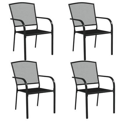 5-Delige Tuinset Staal Antracietkleurig 4
