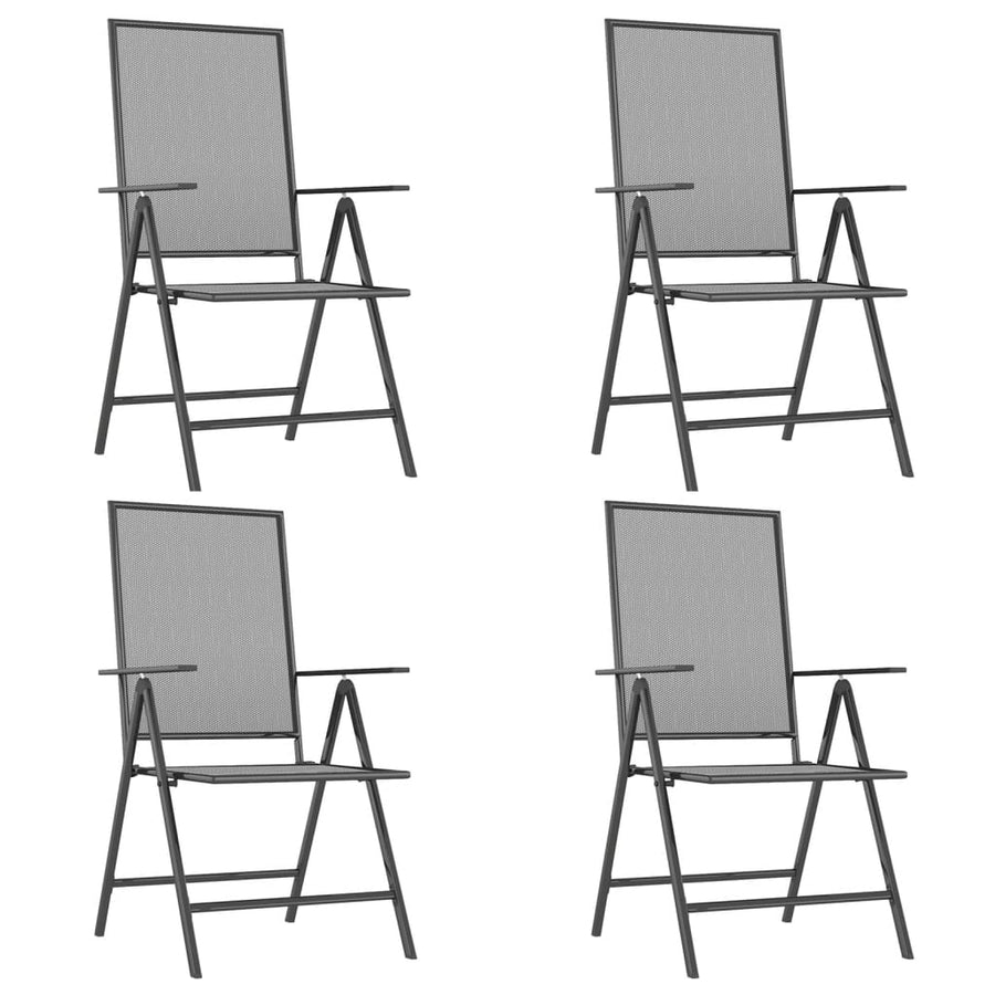 5-Delige Tuinset Staal Antracietkleurig 4