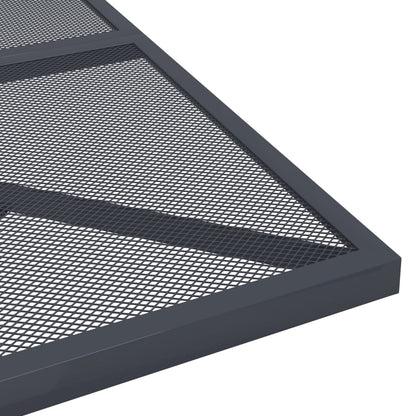 -Delige Tuinset Staal Antracietkleurig 3 100 cm tafellengte