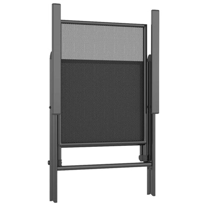 -Delige Tuinset Staal Antracietkleurig 9 200 cm tafellengte