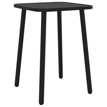 -Delige Tuinset Staal Antracietkleurig 3 Lengte tafel 50 cm