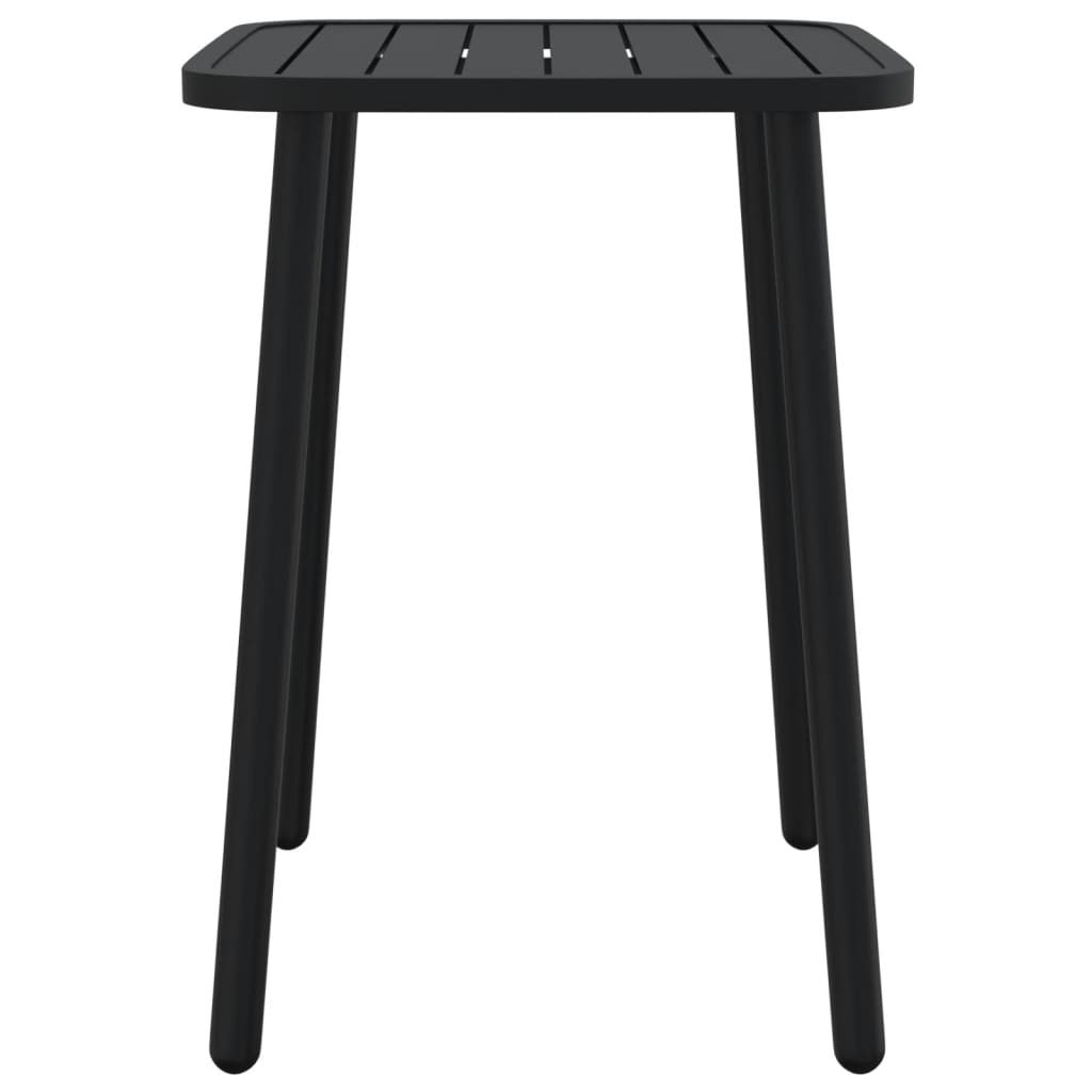 -Delige Tuinset Staal Antracietkleurig 3 Lengte tafel 50 cm