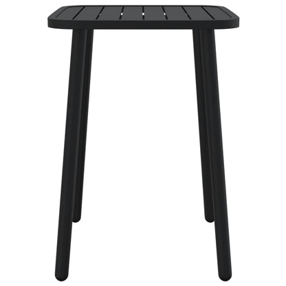 -Delige Tuinset Staal Antracietkleurig 3 Lengte tafel 50 cm