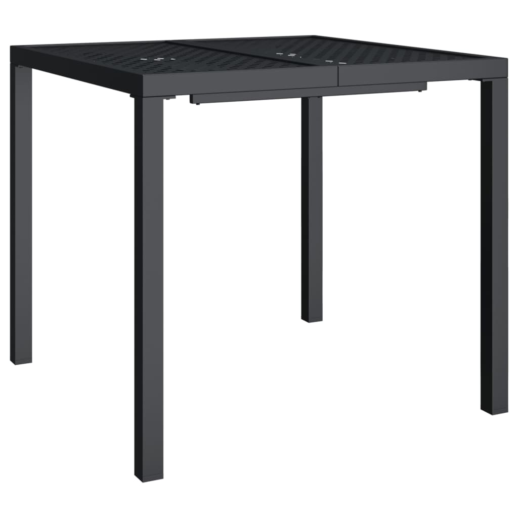 3-Delige Tuinset Staal Antracietkleurig 2