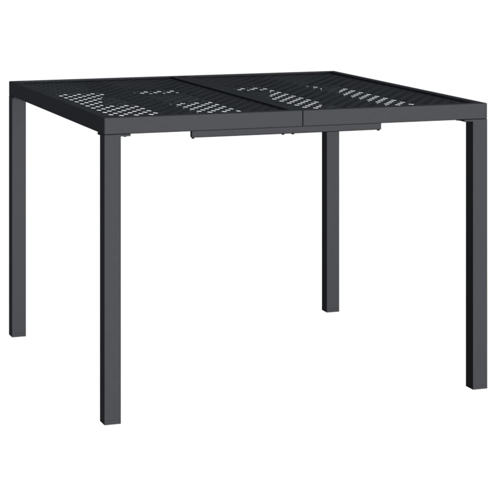 3-delige Tuinset staal antracietkleurig