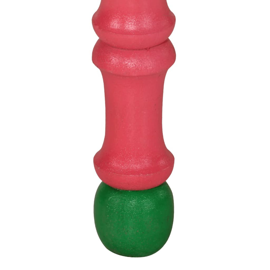 Salontafel Handbeschilderd Massief Mangohout Roze