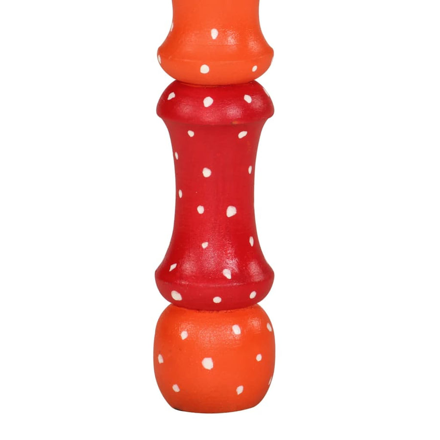 Salontafel Handbeschilderd Massief Mangohout Oranje orange