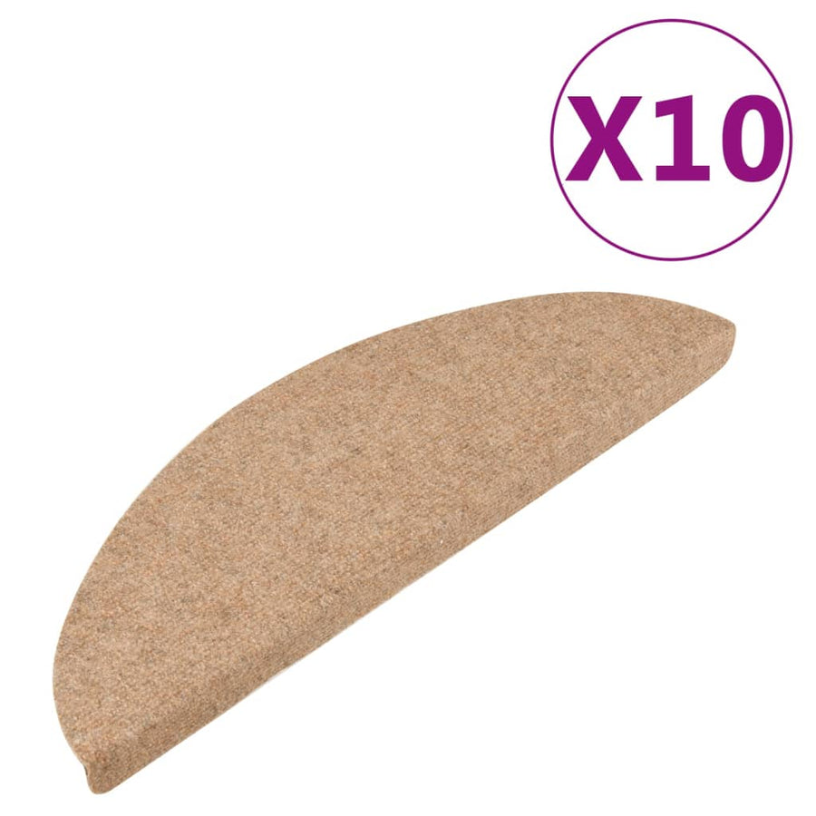 Trapmatten Zelfklevend 65X22,5X3,5 Cm 10 Beige Halfrond (65 x 22,5 cm)