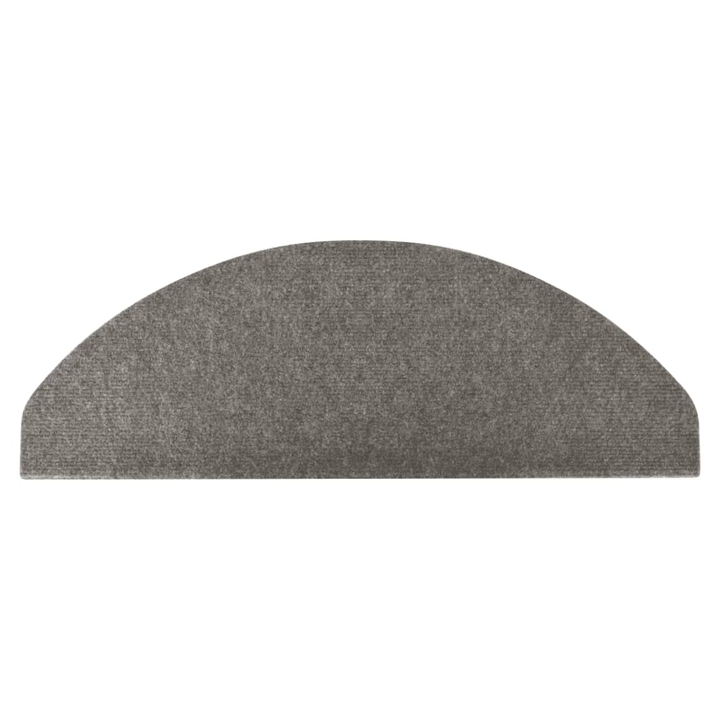 Trapmatten Zelfklevend 56X17X3 Cm 10 Grijs Halfrond (56 x 17 cm)