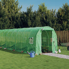 Tuinkas 12x2x2 m groen stalen frame