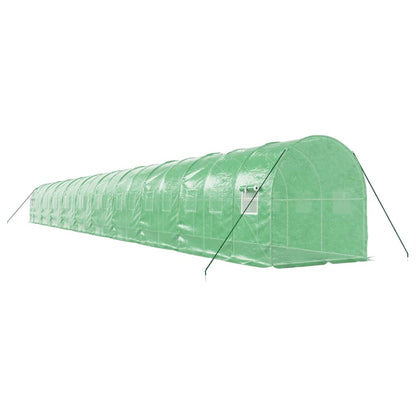 Tuinkas Met Stalen Frame 40 M² 20 x 2 x 2 m Groen