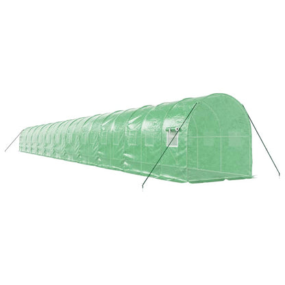 Tuinkas Met Stalen Frame 44 M² 22 x 2 x 2 m Groen