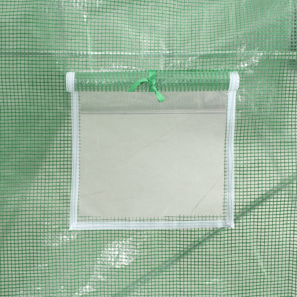 Tuinkas Met Stalen Frame 44 M² 22 x 2 x 2 m Groen